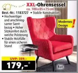 Norma XXL-Ohrensessel Angebot