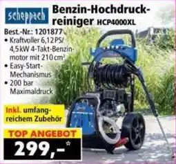 Norma Scheppach Benzin-Hochdruckreiniger HCP4000XL Angebot