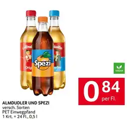Transgourmet Almdudler und Spezi Angebot