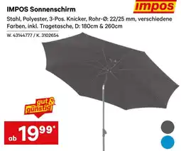 Lagerhaus IMPOS Sonnenschirm Angebot