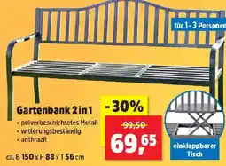 Thomas Philipps Gartenbank 2in1 Angebot