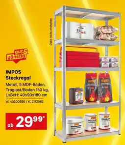 Lagerhaus IMPOS Steckregal Angebot