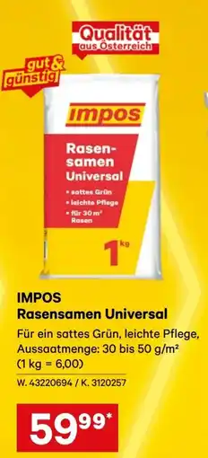 Lagerhaus IMPOS Rasensamen Universal Angebot