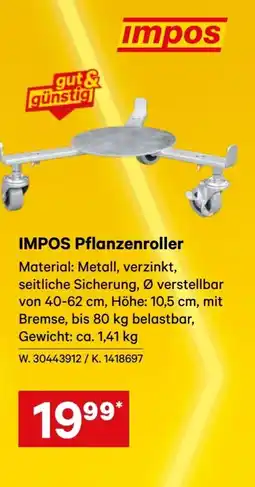 Lagerhaus IMPOS Pflanzenroller Angebot