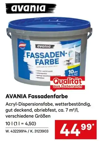 AVANIA Fassadenfarbe