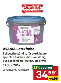 Lagerhaus AVANIA Latexfarbe Angebot