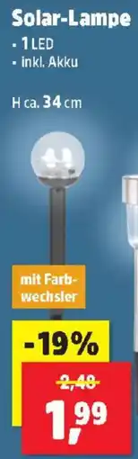 Thomas Philipps Solar-Lampe Angebot