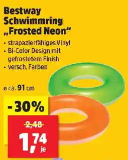 Thomas Philipps Bestway Schwimmring "Frosted Neon" Angebot