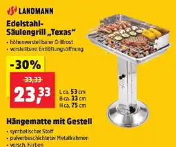 Thomas Philipps Landmann Edelstahl-Säulengrill „Texas“ Angebot