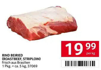 Transgourmet Rind Beiried (Roastbeef, Striploin) Angebot