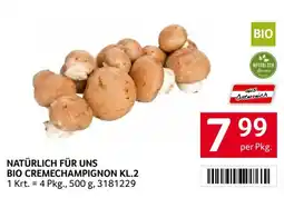Transgourmet Natürlich für uns BIO Cremechampignon KL.2 Angebot