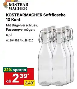 Lagerhaus Kostbarmacher Saftflasche 10 Kant Angebot