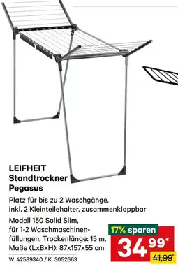 Lagerhaus Leifheit Standtrockner Pegasus Angebot