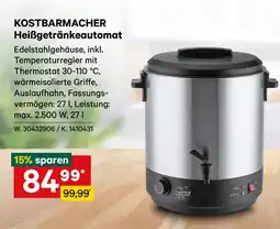 Lagerhaus KOSTBARMACHER Heißgetränkeautomat Angebot