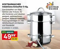 Lagerhaus Kostbarmacher Induktions-Entsafter 5-tlg. Angebot