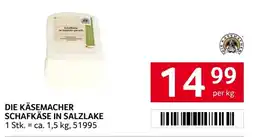Transgourmet Die Käsemacher Schafkäse in Salzlake Angebot