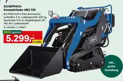 Lagerhaus Scheppach Kompaktlader MKL730 Angebot