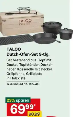 Lagerhaus TALOO Dutch-Oven-Set 9-tlg. Angebot