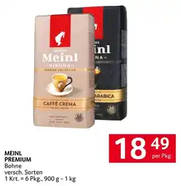 Transgourmet Meinl Premium Bohnen Angebot