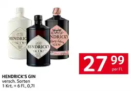Transgourmet Hendrick's Gin Angebot