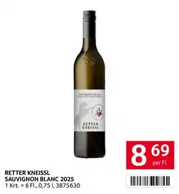 Transgourmet Retter Kneissl Sauvignon Blanc Angebot
