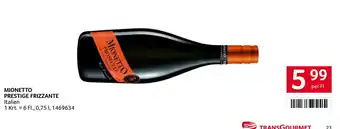 Transgourmet Mionetto Prestige Frizzante Angebot