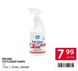 Transgourmet Becher Fettlöser Pumpe Angebot