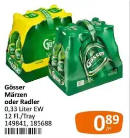 Kastner Gösser Märzen oder Radler Angebot