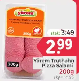 ETSAN Yörem Truthahn Pizza Salami Angebot