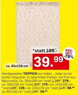 Möbel Ludwig Handgewebter TEPPICH aus Indien Angebot