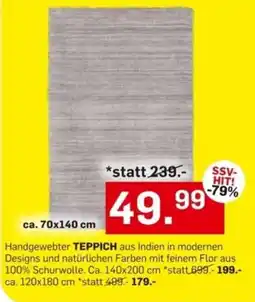 Möbel Ludwig Handgewebter TEPPICH aus Indien Angebot