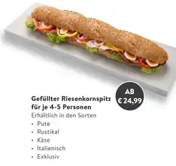Interspar Gefüllter Riesenkorntspitz Angebot