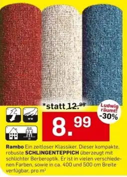 Möbel Ludwig Rambo SCHLINGENTEPPICH Angebot