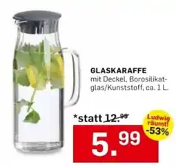 Möbel Ludwig Glaskaraffe Angebot