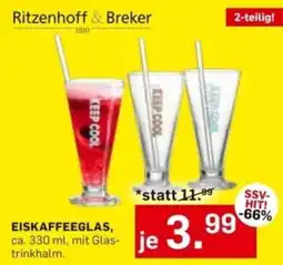 Möbel Ludwig Ritzenhoff & Breker Eiskaffee Glas Angebot