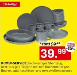 Möbel Ludwig KOMBI-SERVICE, hochwertiges Steinzeug Angebot