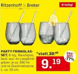 Möbel Ludwig Ritzenhoff & Breker PARTY-TRINKGLAS-SET Angebot
