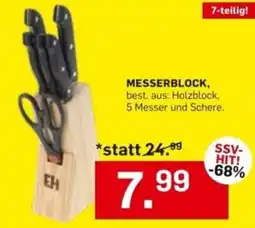 Möbel Ludwig Messerblock, best. aus: Holzblock, 5 Messer und Schere Angebot