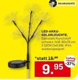 Möbel Ludwig LED-AKKU-SOLARLEUCHTE Angebot