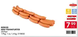 Transgourmet Berger Mini-Frankfurter Angebot