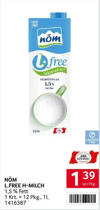 NÖM L.FREE H-MILCH