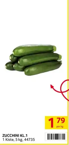 Transgourmet Zucchini KL.1 Angebot