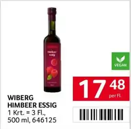 Transgourmet Wiberg Himbeer Essig Angebot