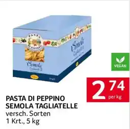 Transgourmet Pasta di Peppino Semola Tagliatelle Angebot