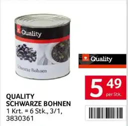 Transgourmet Quality Schwarze Bohnen Angebot