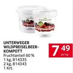 Transgourmet Unterweger Wildpreiselbeer-Kompott Angebot