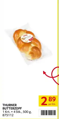 Transgourmet Thurner Butterzopf Angebot