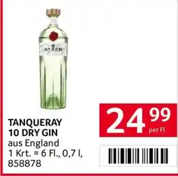 Transgourmet Tanqueray 10 Dry Gin Angebot