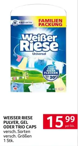 Transgourmet Weisser Riese Pulver, Gel oder Trio Caps Angebot