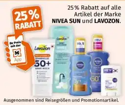 Müller NIVEA SUN und LAVOZON Angebot